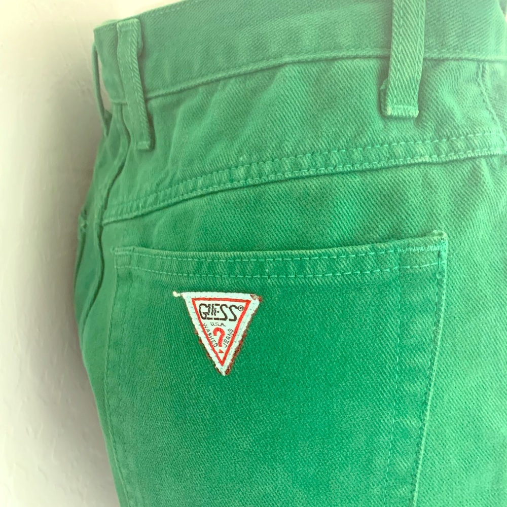RARE vintage Guess by Georges Marciano Green Jeans
